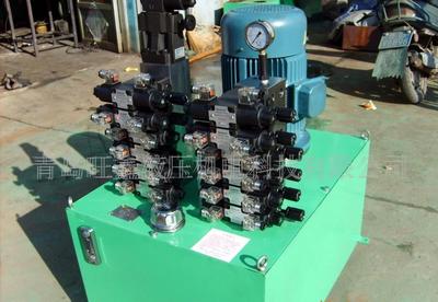 青島旺鑫生產[塑料機械液壓站、快速換網液壓站、三輥液壓站]